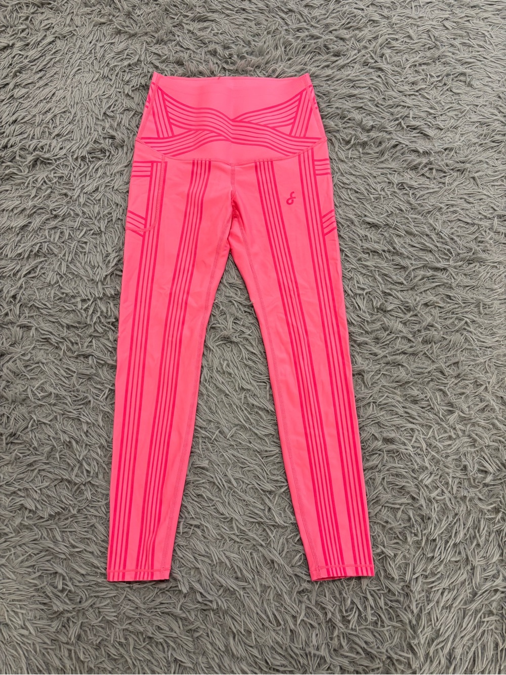 Fanka Women's Pink Training Body Sculpt Resistance Leggings Large Stretch Yoga